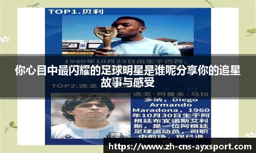 你心目中最闪耀的足球明星是谁呢分享你的追星故事与感受